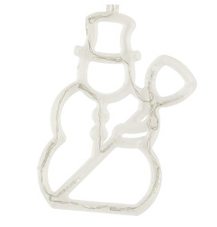 Kalėdinis LED pakabinamas apšvietimas sniego senis 49cm 10 LED