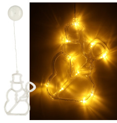 Kalėdinis LED pakabinamas apšvietimas sniego senis 49cm 10 LED