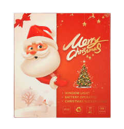 Kalėdinis LED pakabinamas apšvietimas sniego senis 49cm 10 LED