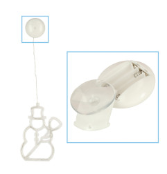 Kalėdinis LED pakabinamas apšvietimas sniego senis 49cm 10 LED