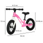 Trike Fix Active X1 balansinis dviratis rožinės spalvos Trike Fix Active X1 balansinis dviratis rožinės spalvos