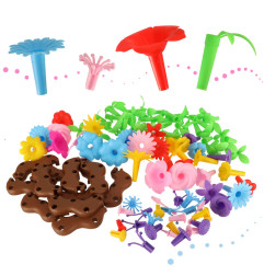 Konstruktorius Gėlių sodas 104 detalės