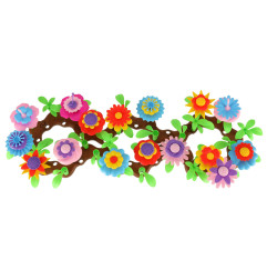 Konstruktorius Gėlių sodas 104 detalės