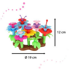 Konstruktorius gėlių sodas 48 detalės