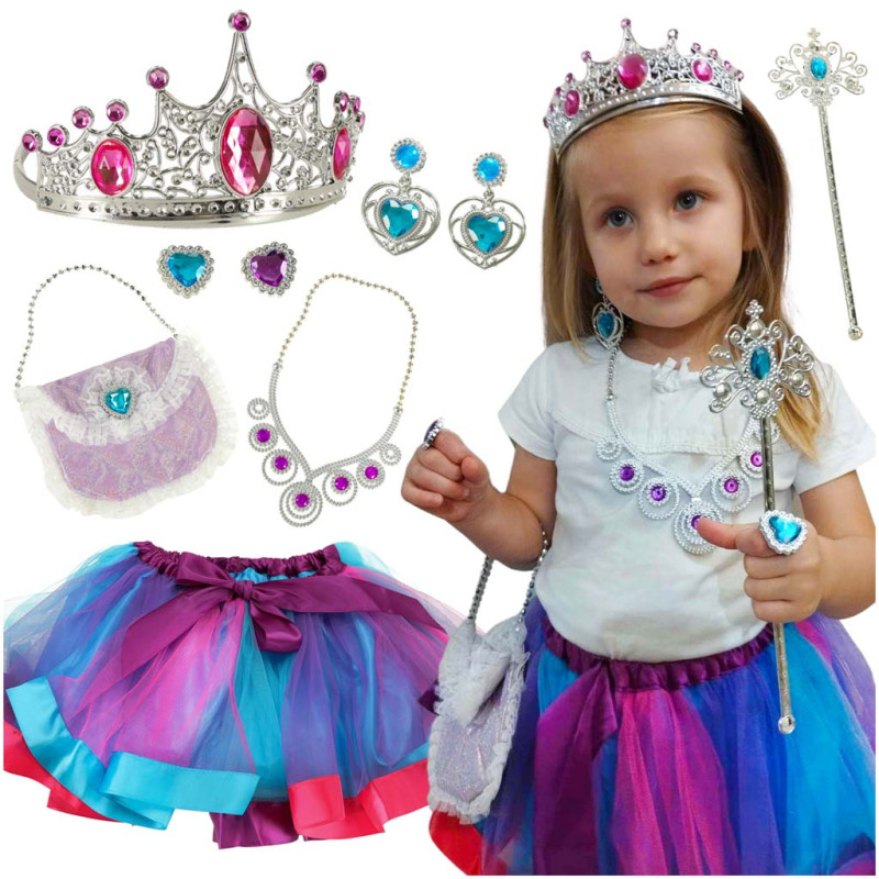 Kostiumų karalienė princesė karūna rankinė 9 vnt. Kostiumų karalienė princesė karūna rankinė 9 vnt.