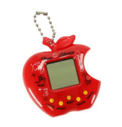 Žaislinis Tamagotchi elektroninis žaidimas obuolys raudonas