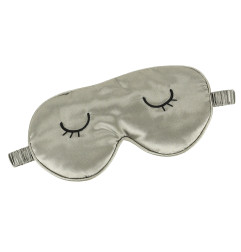 Miego akių kaukė pilkos spalvos