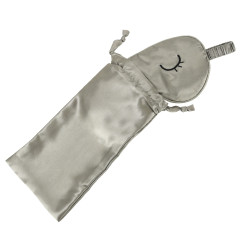 Miego akių kaukė pilkos spalvos