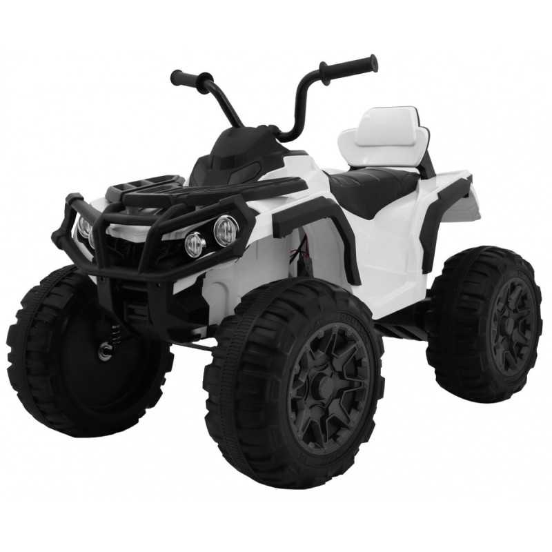 Vaikiškas Elektrinis keturratis ATV 2.4GHz, baltas Vaikiškas Elektrinis keturratis ATV 2.4GHz, baltas