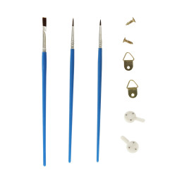 Tapyba pagal skaičius 50x40cm levandų laukas