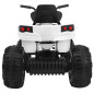 Vaikiškas Elektrinis keturratis ATV 2.4GHz, baltas Vaikiškas Elektrinis keturratis ATV 2.4GHz, baltas