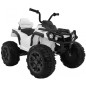 Vaikiškas Elektrinis keturratis ATV 2.4GHz, baltas Vaikiškas Elektrinis keturratis ATV 2.4GHz, baltas
