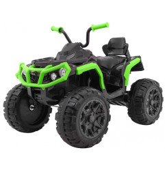Vaikiškas elektrinis keturratis Quad ATV 2.4GHz, Juodas/žalias