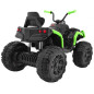 Vaikiškas Elektrinis Keturratis ATV 2.4 GHz, juodas su žaliu Vaikiškas Elektrinis Keturratis ATV 2.4 GHz, juodas su žaliu
