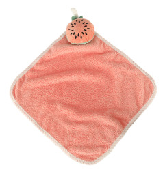 Vaikiškas rankų rankšluostis 30x30cm rožinis arbūzas