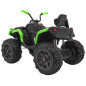 Vaikiškas Elektrinis Keturratis ATV 2.4 GHz, juodas su žaliu Vaikiškas Elektrinis Keturratis ATV 2.4 GHz, juodas su žaliu
