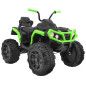Vaikiškas Elektrinis Keturratis ATV 2.4 GHz, juodas su žaliu Vaikiškas Elektrinis Keturratis ATV 2.4 GHz, juodas su žaliu
