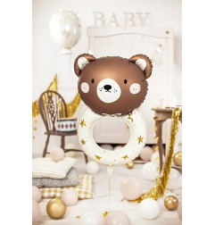 Folijos balionas Rattle bear 45cm x 67cm