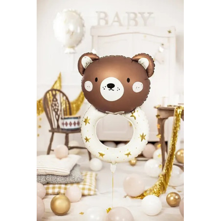 Folijos balionas Rattle bear 45cm x 67cm