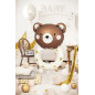Folijos balionas Rattle bear 45cm x 67cm Folijos balionas Rattle bear 45cm x 67cm