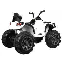 Vaikiškas Elektrinis Keturratis Quad ATV, Baltas