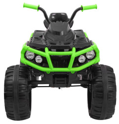 Vaikiškas Elektrinis Keturratis Quad ATV, Juodas/žalias