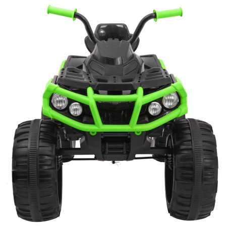 Vaikiškas Elektrinis Keturratis ATV, juodos ir žalios spalvos