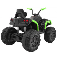 Vaikiškas Elektrinis Keturratis Quad ATV, Juodas/žalias
