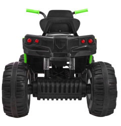 Vaikiškas Elektrinis Keturratis Quad ATV, Juodas/žalias