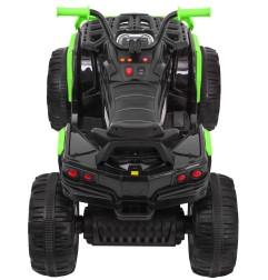 Vaikiškas Elektrinis Keturratis Quad ATV, Juodas/žalias
