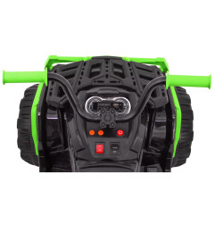 Vaikiškas Elektrinis Keturratis Quad ATV, Juodas/žalias
