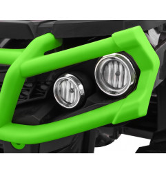Vaikiškas Elektrinis Keturratis Quad ATV, Juodas/žalias