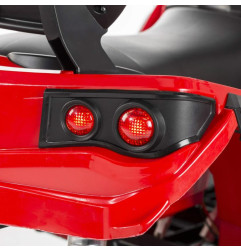 Vaikiškas Elektrinis Keturratis Quad ATV, Raudonas