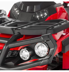 Vaikiškas Elektrinis Keturratis Quad ATV, Raudonas