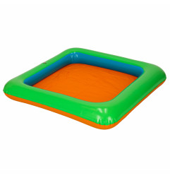 Kinetinis smėlis dėžutėje 1 kg smėlio dėžė + 27 priedai + pripučiama smėlio dėžė