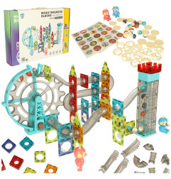 3D Magnetinis konstruktorius su garsais 118 detalių