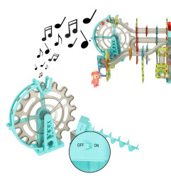 3D Magnetinis konstruktorius su garsais 118 detalių
