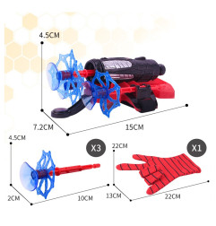 Spiderman Tinklo paleidimo pirštinė + 3 strėlės