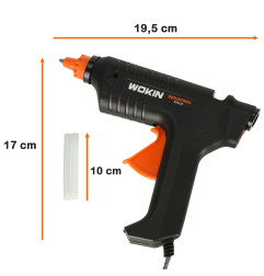 WOKIN karštų klijų pistoletas 15 W + 11,2 mm kasetės