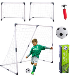 Vaikiški futbolo vartai 2in1 143x110x70cm