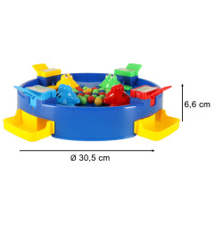 Šokinėjančios varlės arkadinis žaidimas 4 žaidėjai