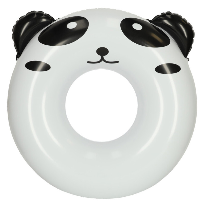 Vaikiškas plaukimo žiedas 80 cm panda Vaikiškas plaukimo žiedas 80 cm panda