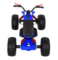 Vaikiškas Elektrinis keturratis Quad Lucky Seven, mėlynas