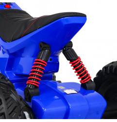 Vaikiškas Elektrinis keturratis Quad Lucky Seven, mėlynas