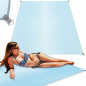 Paplūdimio kilimėlis be smėlio XXL 200x200cm Paplūdimio kilimėlis be smėlio XXL 200x200cm