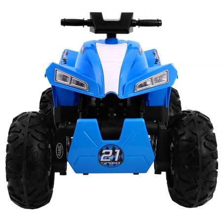 Vaikiškas Elektrinis Keturratis Sport run 4 x 4, mėlynas
