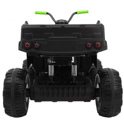 Vaikiškas elektrinis keturratis All-terrain Quad 4x4, Juodas