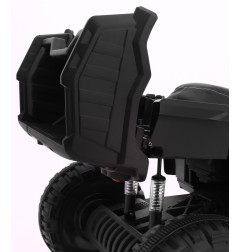 Vaikiškas elektrinis keturratis All-terrain Quad 4x4, Juodas