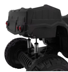 Vaikiškas elektrinis keturratis All-terrain Quad 4x4, Juodas