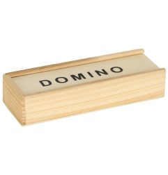 Medinis domino šeimos žaidimas + dėžutė